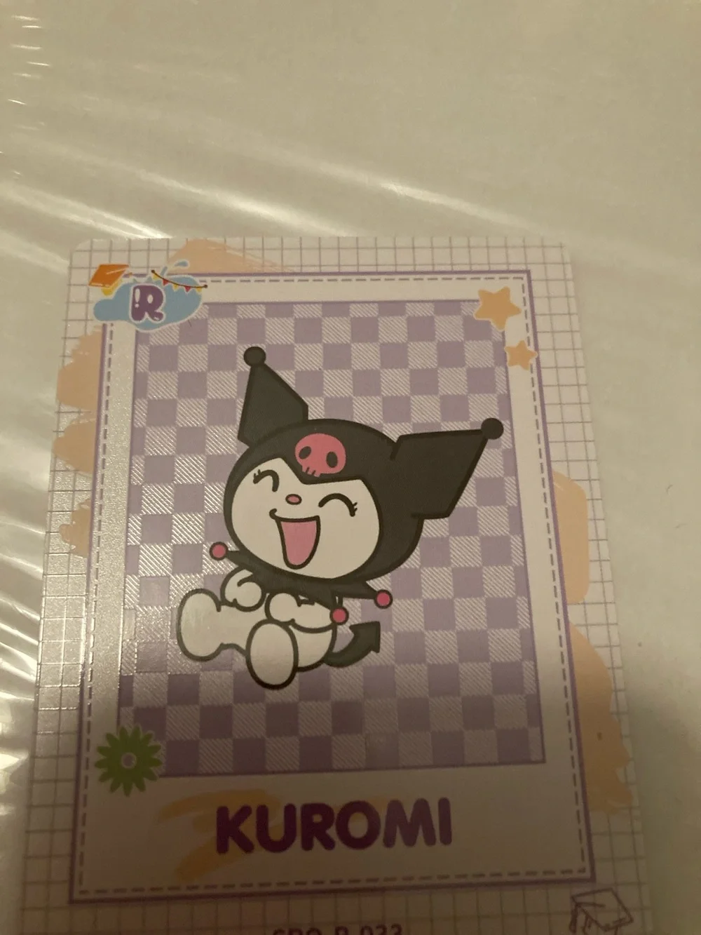 Sanrio Kuromi Card - Purple, Black & Pink Artwork